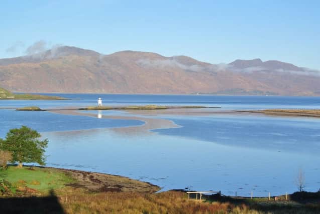 The view from Airds Hotel, Port Appin