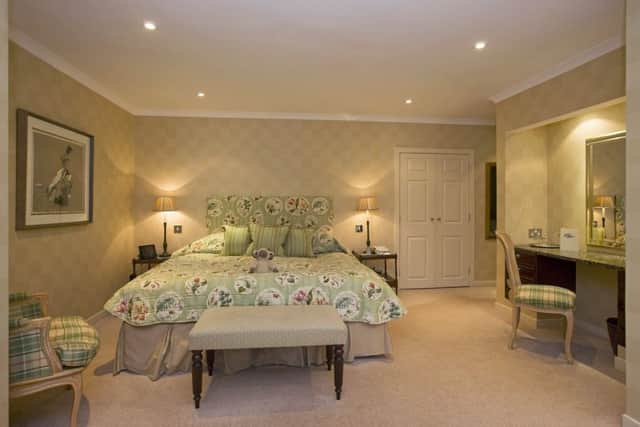 One of the bedrooms at Airds Hotel