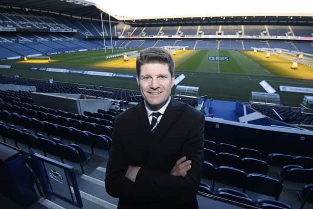 Dominic McKays SRU responsibilities cover most of the groups off-field functions, plus its professional teams Glasgow Warriors and Edinburgh Rugby. Picture: Greg Macvean