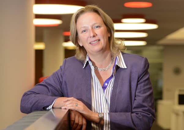 Virgin Money chief Jayne-Anne Gadhia is mulling a 'strategic opportunity' after Co-op Bank was put up for sale. Picture: Neil Hanna