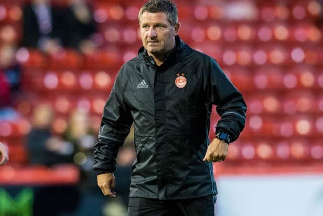 Aberdeen assistant manager Tony Docherty will join the Scotland set-up for the Canada and Slovenia games. Picture: Ross Parker/SNS