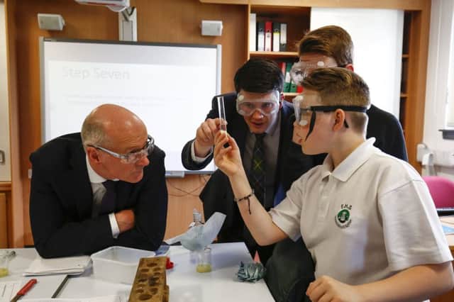 John Swinney's science policy has been criticised.