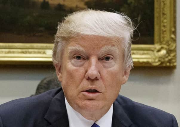 President Donald Trump will reportedly visit Scotland in October. Picture: AP Photo/Evan Vucci