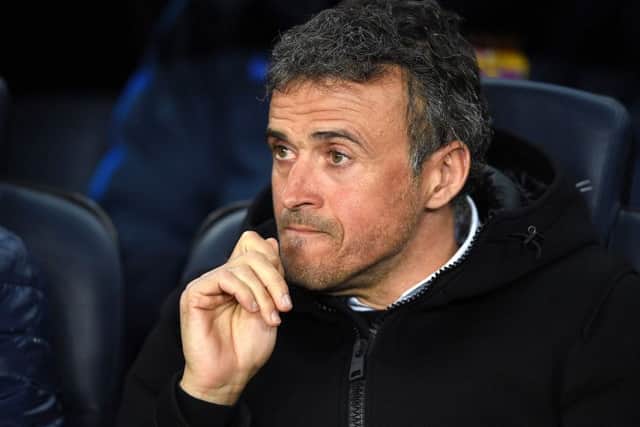 Barcelona coach Luis Enrique will leave the club at the end of the season. Picture: Lluis Gene/AFP/Getty Images