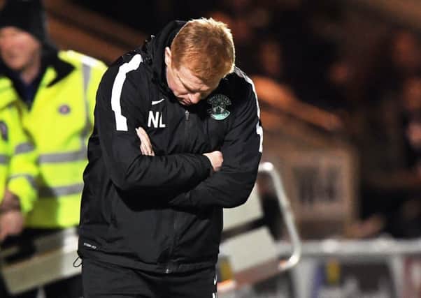Hibernian manager Neil Lennon saw his side lose 2-0 in Paisley. Picture: SNS