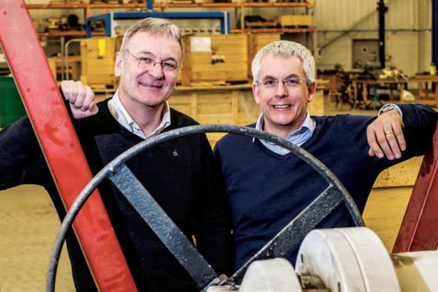Frontrow Energy Technology Group chairman Graeme Coutts with BGF investor Mike Sibson
