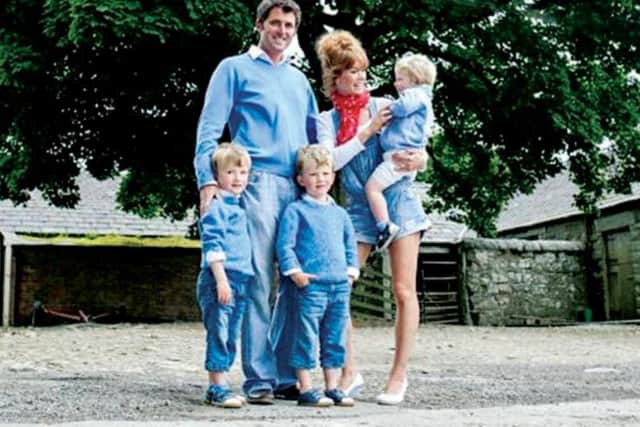 Growth story: Laggan Outdoor, which Duncan McConchie, pictured left with his family, started as an archery centre, has grown into a multi-activity venture.