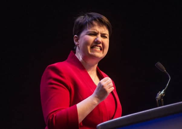 Ruth Davidson said the Scottish Parliament has the power to change the rape clause if it wants  Picture: John Devlin