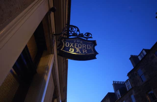 The Oxford Bar found fame as a regular setting for Ian Rankin's fictional detective, John Rebus. Picture: Phil Wilkinson