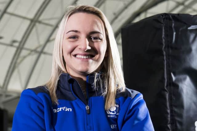 Scotland's Chloe Rollie urges girls to 'give rugby a try'. Picture: SNS/SRU.