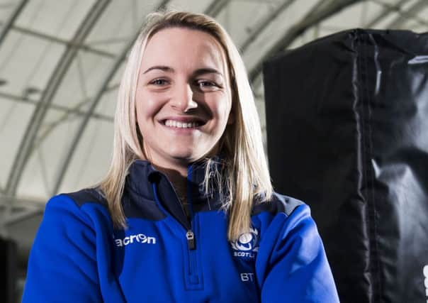 Scotland's Chloe Rollie urges girls to 'give rugby a try'. Picture: SNS/SRU.