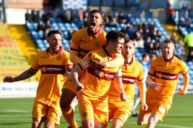 Motherwell secured a crucial three points in the battle to avoid the drop. Picture: SNS/Craig Foy