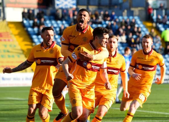 Motherwell secured a crucial three points in the battle to avoid the drop. Picture: SNS/Craig Foy