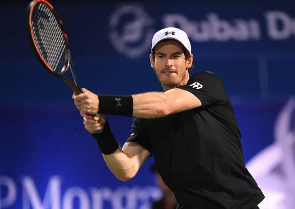 Andy Murray defeated Fernando Verdascoto win the ATP Dubai Duty Free Tennis Championship. Picture: Tom Dulat/Getty Images