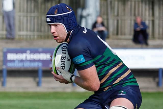 Craig Keddie scored a try for Boroughmuir but ended up on the losing side by a point