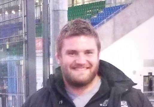Prop Gary Strain scored twice for Hawks