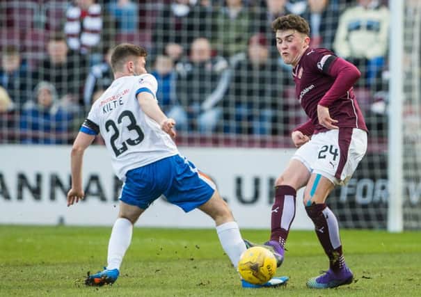 John Souttar, right, is on the road to recovery. Pic: TSPL