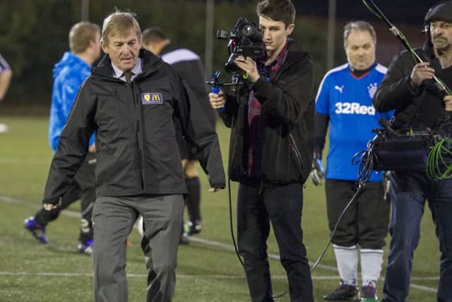 Celtic and Scotland legend Kenny Dalglish volunteered for the day at grassroots football club Stirling City All Stars to help launch the 2017 McDonald's Grassroots Awards. Picture: Ian Rutherford
