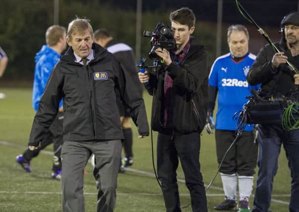 Celtic and Scotland legend Kenny Dalglish volunteered for the day at grassroots football club Stirling City All Stars to help launch the 2017 McDonald's Grassroots Awards. Picture: Ian Rutherford