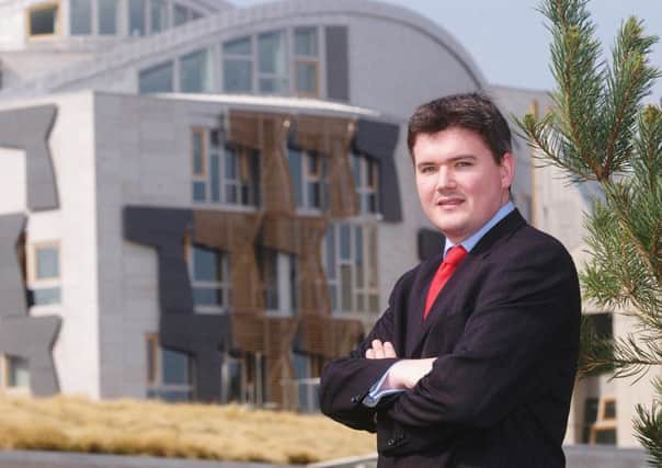 Duncan Hamilton photographed at the Scottish parliament in 2005. Picture: Colin Hattersley