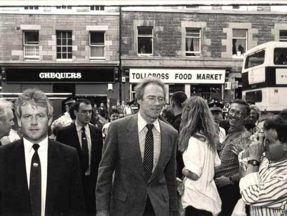 Clint Eastwood drew the crowds to the Cameo cinema in Tollcross in 1990.