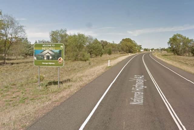The British backpacker was rescued outside the town of Mitchell, Queensland (Photo: Google)