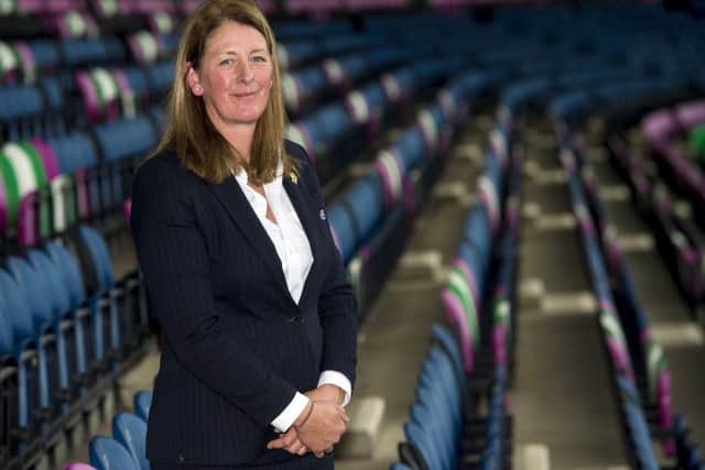 Dee Bradbury is the first woman to hold the role of vice president at the Scottish Rugby Union. Picture: Gary Hutchison/SNS
