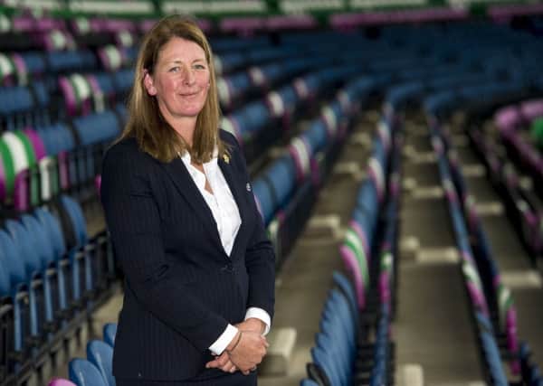 Dee Bradbury is the first woman to hold the role of vice president at the Scottish Rugby Union. Picture: Gary Hutchison/SNS