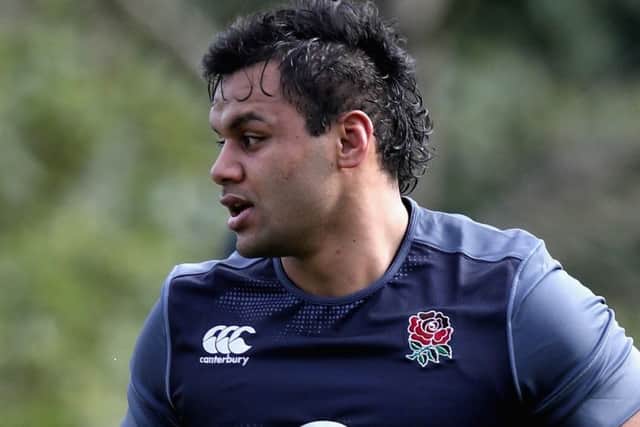 Billy Vunipola during England training at Pennyhill Park.  Picture: David Rogers/Getty Images