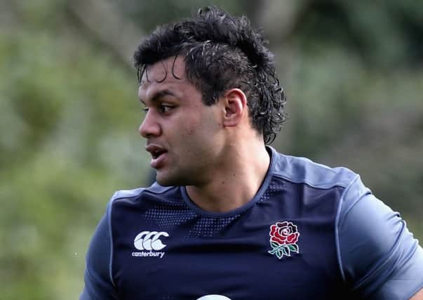 Billy Vunipola during England training at Pennyhill Park.  Picture: David Rogers/Getty Images