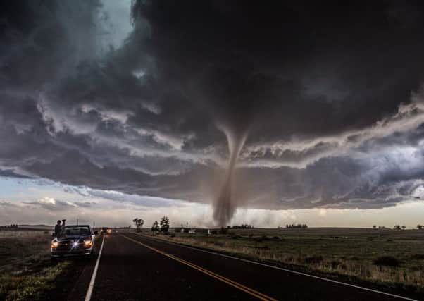 Tim Moxon won Weather Photographer of the Year 2016 for his picture Tornado On Show. Picture: Contributed