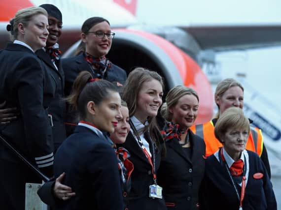 Captain Kate McWilliams and her all-female crew (photo: Gareth Fuller/PA Wire