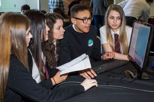 Fewer girls choose to study STEM subjects than boys. Picture: Ian Georgeson