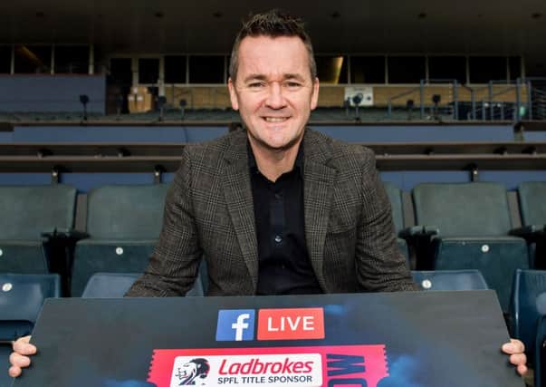 Andy Walker at the launch of the Ladbrokes Football Show at Hampden. Picture: SNS