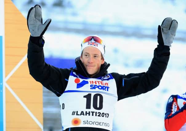Andrew Musgrave of Great Britain stunned the Norwegians by finishing fourth in the Men's Cross Country Mass Start in Lahti, Finland. Picture: Richard Heathcote/Getty Images