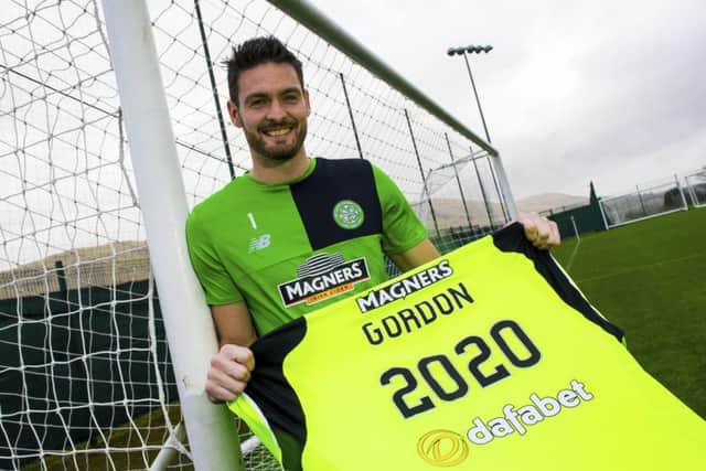 Celtic goalkeeper Craig Gordon has signed a new deal until 2020 and hopes for another one after that. Picture: Craig Williamson/SNS