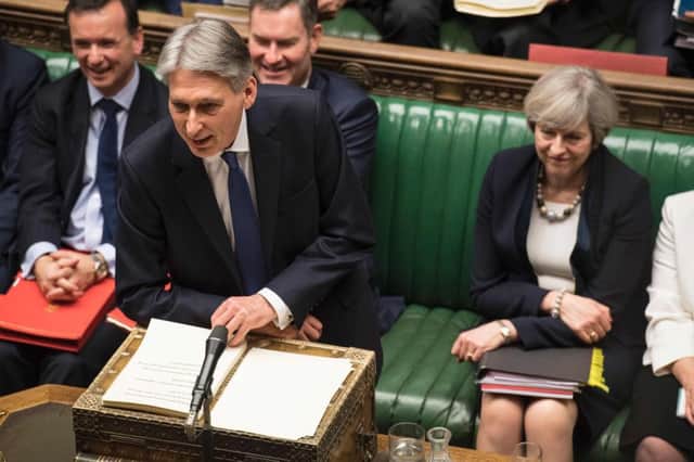 Philip Hammond delivers the Spring Budget. Picture: AFP/Getty Images