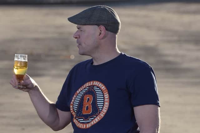 Kieran Middleton of Edinburgh's Bellfield, one of 35 brewers taking part in the Aldi beer festival. Picture: Neil Hanna