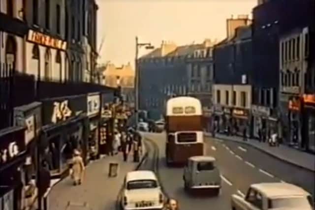 The narrow canyon of Leith Street is deemed as inefficient to cope with post-war levels of traffic.