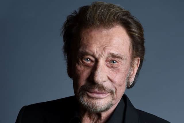 Johnny Hallyday confirmed he has been trated for cancer PHOTO / VALERIE MACONVALERIE MACON/AFP/Getty Images
