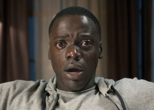 Daniel Kaluuya as Chris Washington in the compelling horror film Get Out