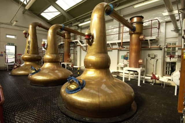 The stills at Glengoyne distillery. Picture: TSPL