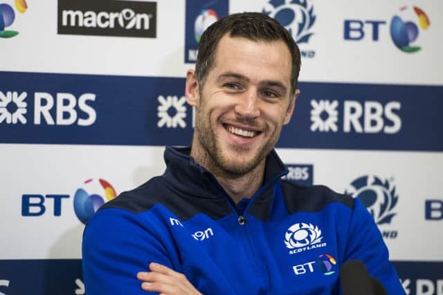 Scotland's Tim Visser thinks England are the team under pressure. Picture: Gary Hutchison/SNS