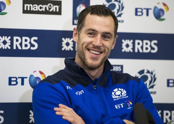 Scotland's Tim Visser thinks England are the team under pressure. Picture: Gary Hutchison/SNS