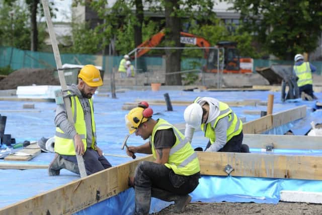 Building apprentice numbers are at their highest since 2009. Picture: Michael Gillen