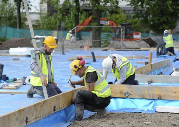 Building apprentice numbers are at their highest since 2009. Picture: Michael Gillen