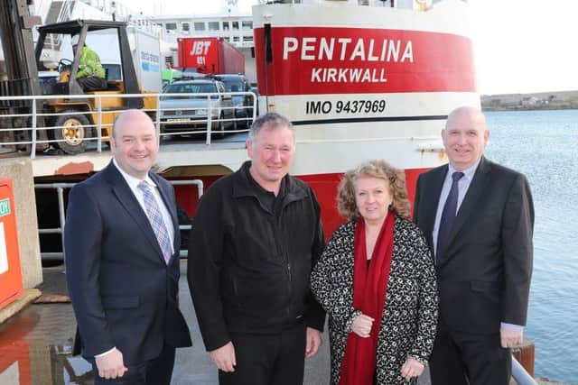 Pentland Ferries has received backing from Bank of Scotland for its new vessel. Picture: Tom O'Brien