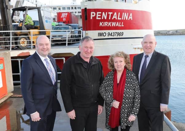 Pentland Ferries has received backing from Bank of Scotland for its new vessel. Picture: Tom O'Brien