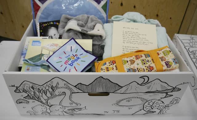 The winning design will feature on boxes to be given to every new-born from this Summer until March 2019