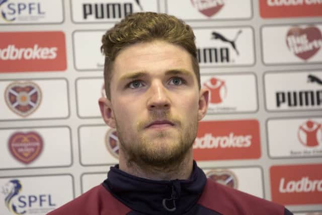 Hearts' Jack Hamilton looks ahead to his side's match against Hamilton at Tyenecastle. Picture: SNS
